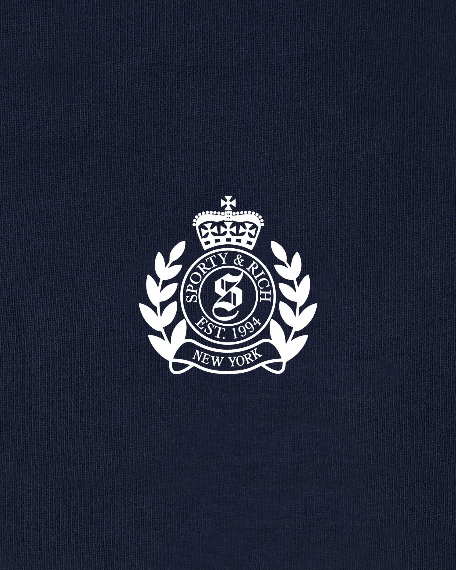 NY Crest Lounge Short - Light Navy/White Sporty & Rich Discount