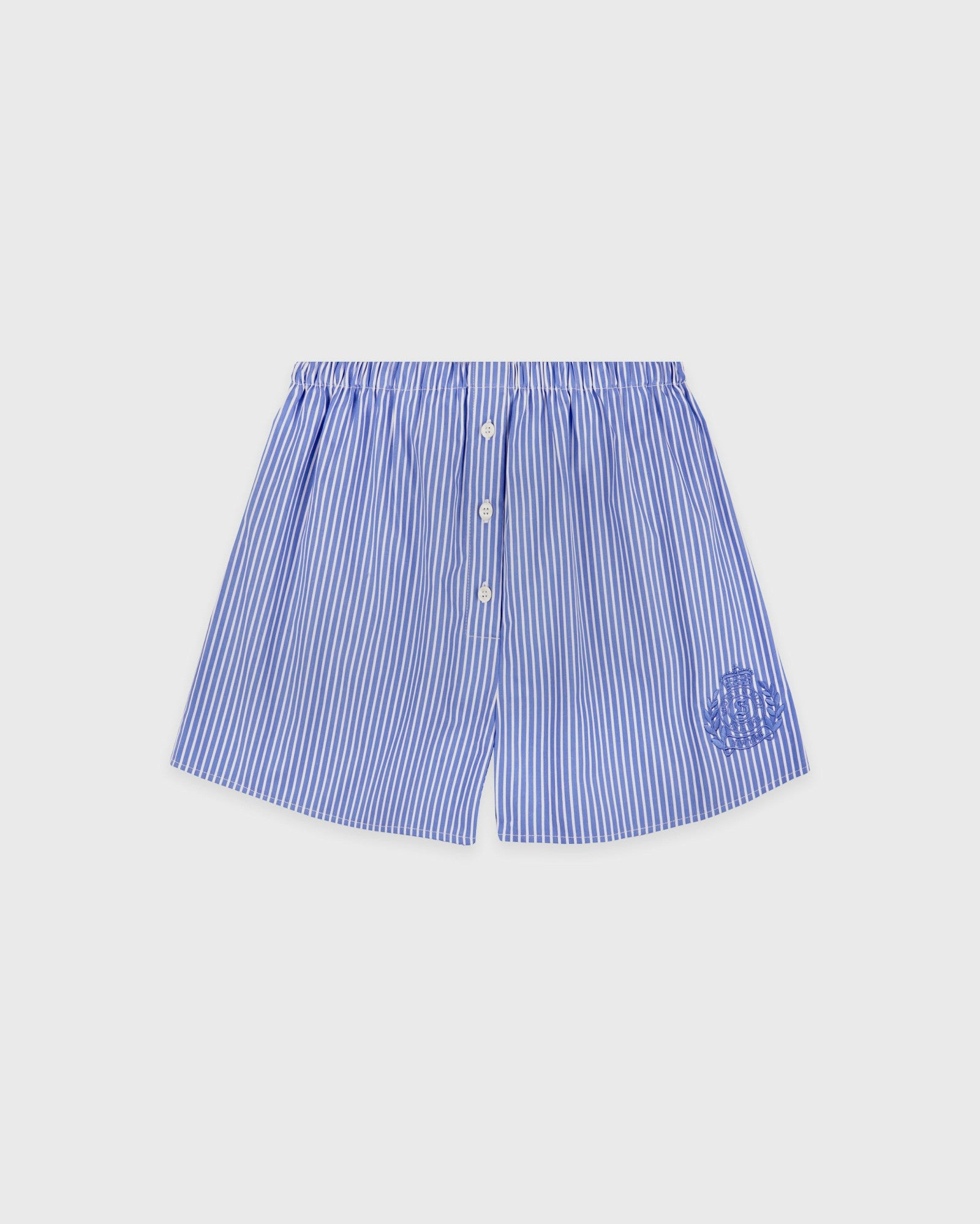 NY Crest Mini Boxer - Blue Striped Sporty & Rich Outlet