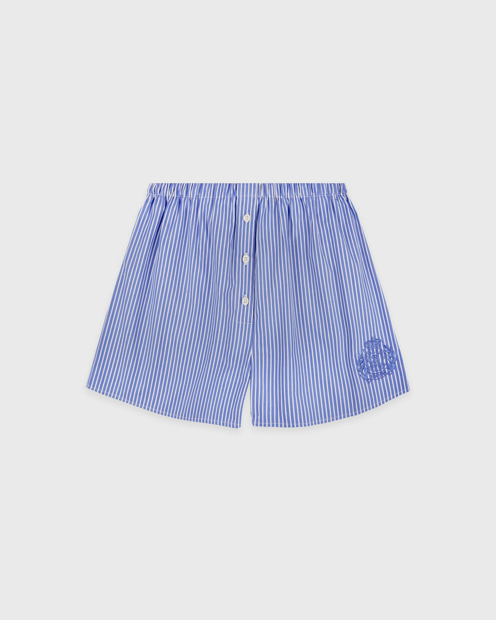 NY Crest Mini Boxer - Blue Striped Sporty & Rich Outlet