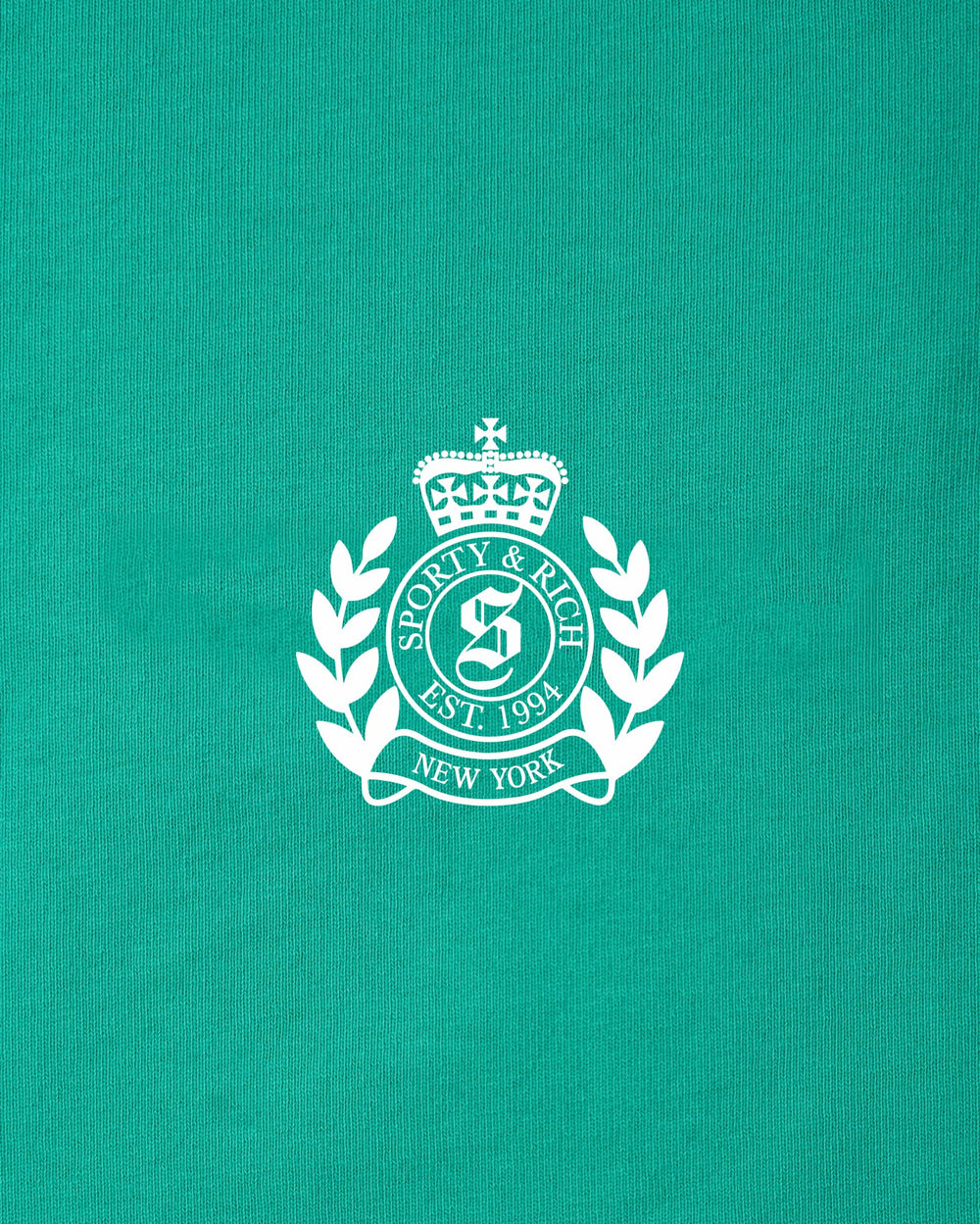 NY Crest Lounge Short - Amalfi Green/White Sporty & Rich US