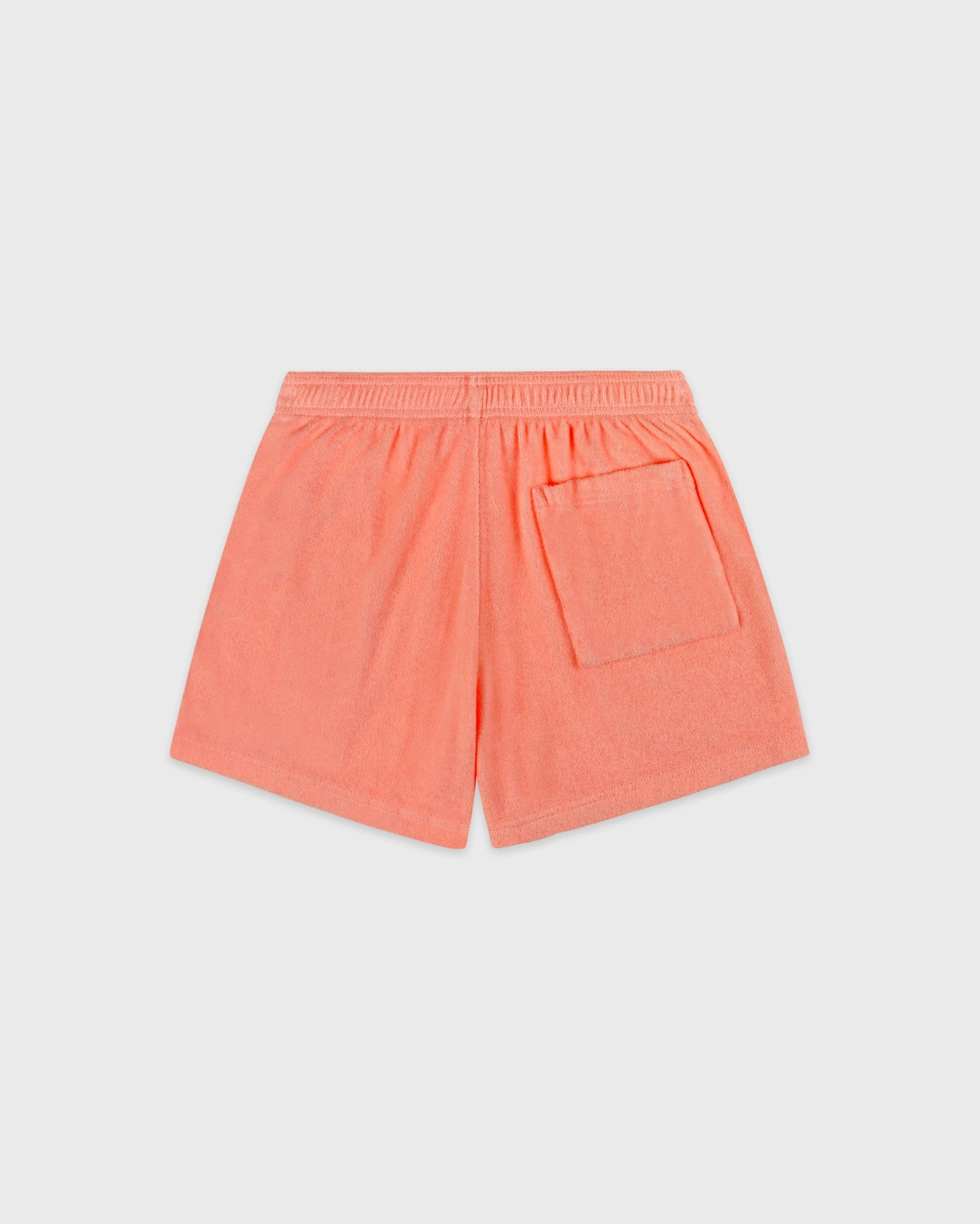 Signature Logo Terry Short - Flamingo/White Sporty & Rich Outlet