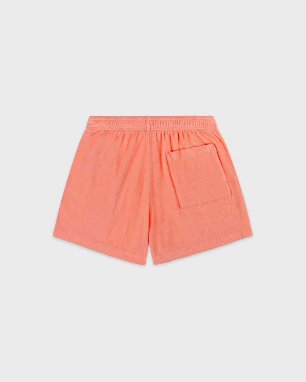 Signature Logo Terry Short - Flamingo/White Sporty & Rich Outlet