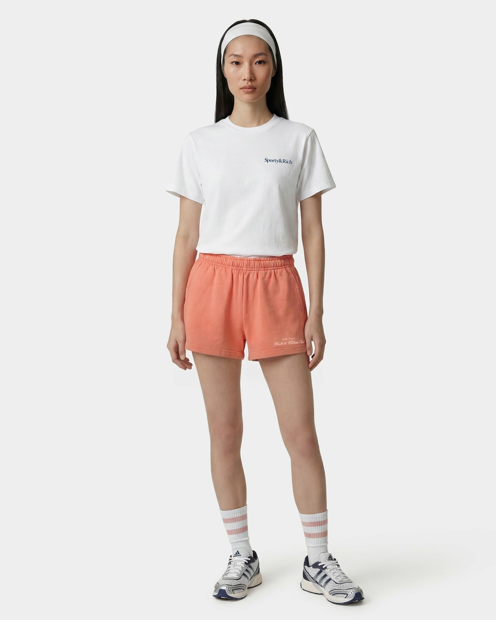 H&W Club Disco Short - Flamingo/White Sporty & Rich US