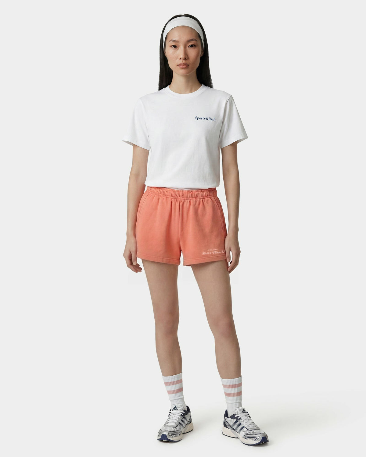 H&W Club Disco Short - Flamingo/White Sporty & Rich US