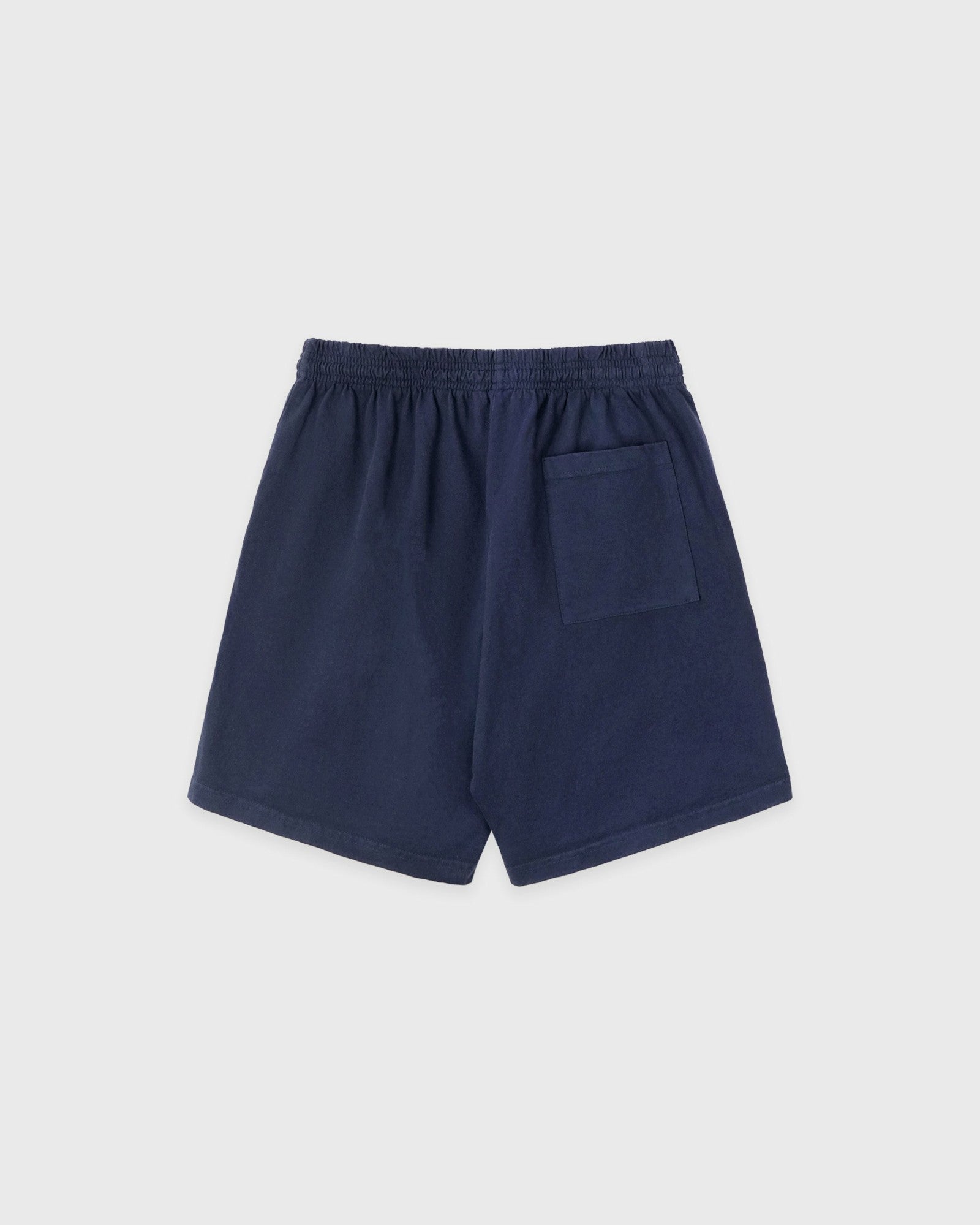 NY Crest Embroidered Gym Short - Light Navy/White Sporty & Rich For Sale