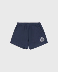 NY Crest Embroidered Disco Short - Light Navy/White Sporty & Rich Outlet