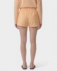 Title Embroidered Disco Short - Limone/Light Navy Sporty & Rich Sale
