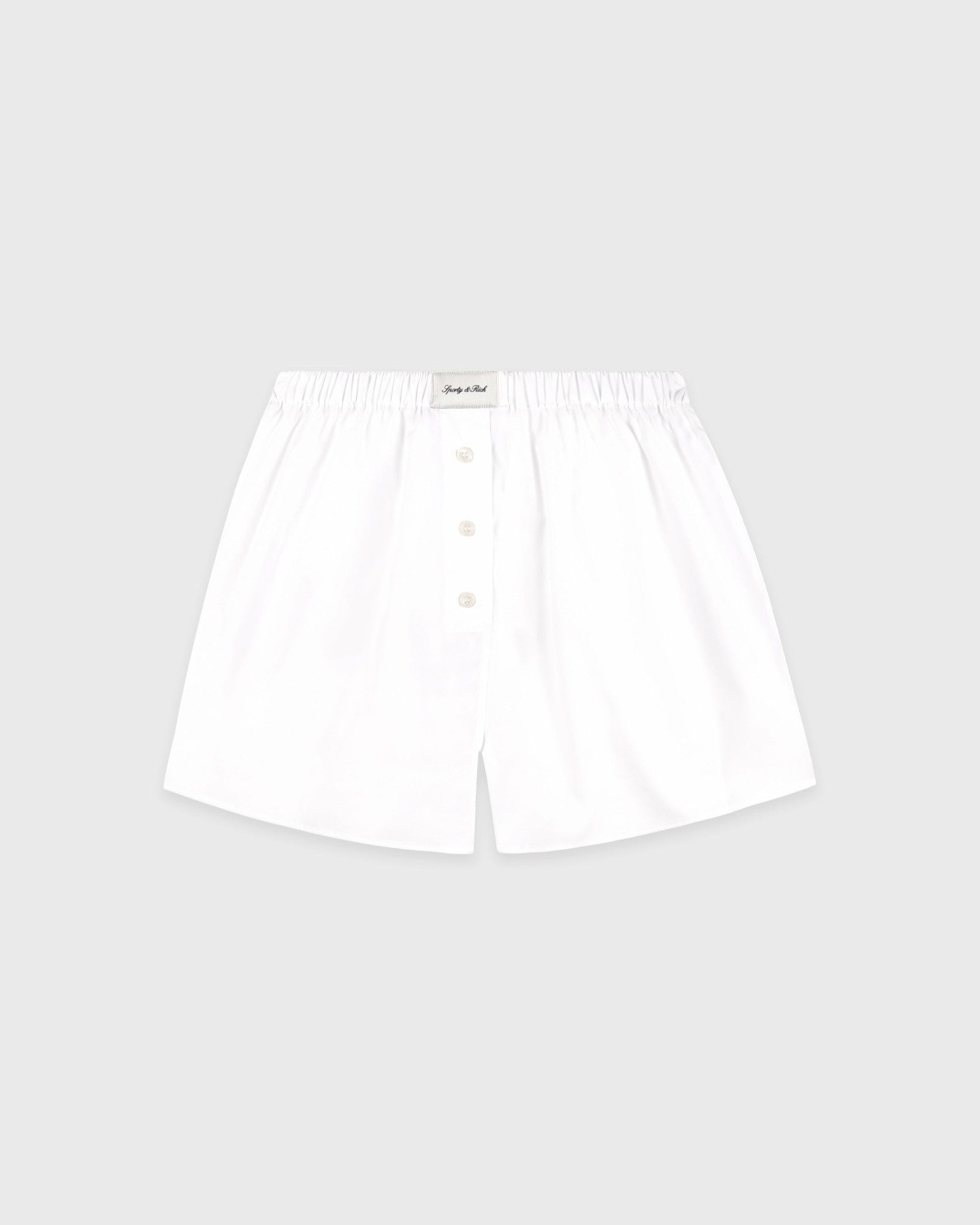 Signature Logo Ring Short - White Sporty & Rich Online