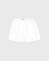 Signature Logo Ring Short - White Sporty & Rich Online
