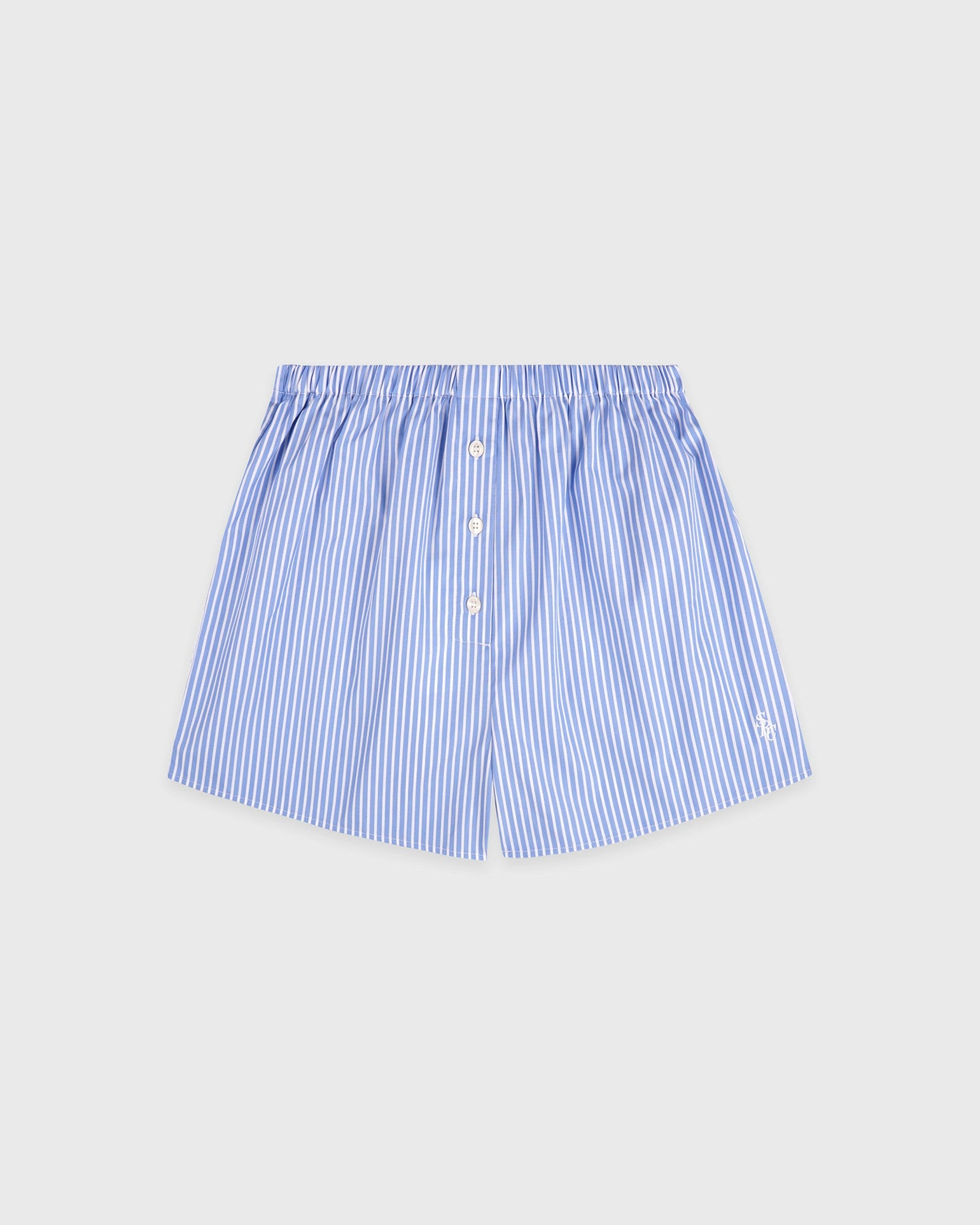 SRC Mini Boxer - Blue Striped Sporty & Rich Discount