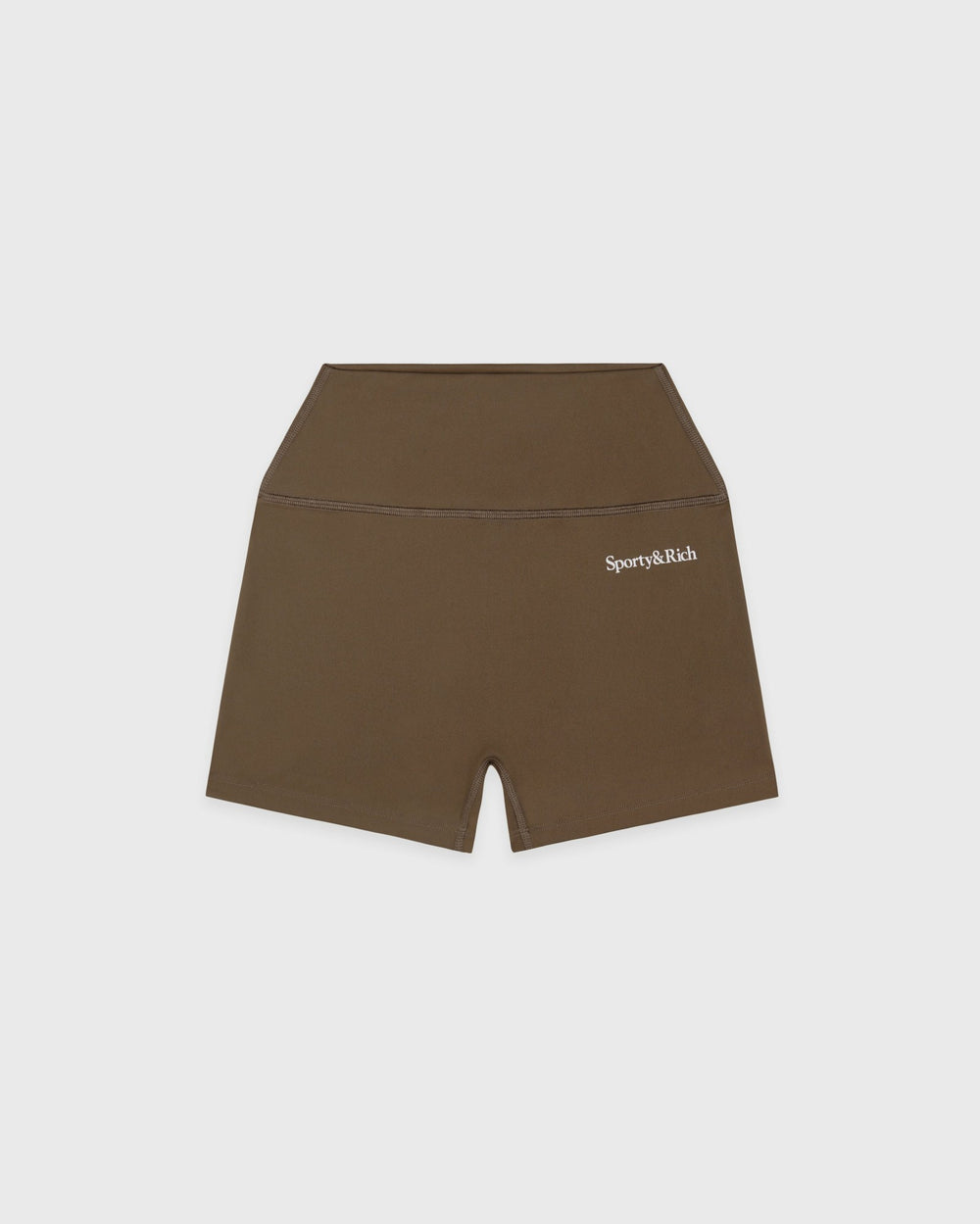 Serif Logo Mini Biker Short - Sand Sporty & Rich Sale