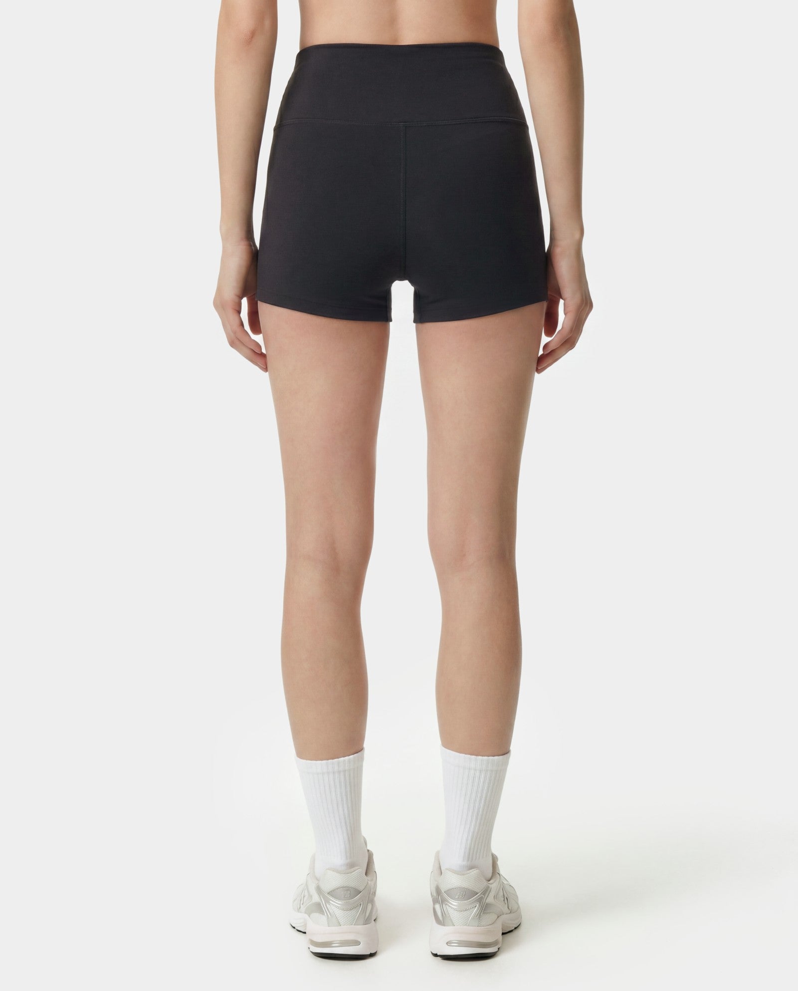 Serif Logo Mini Biker Short - Carbon Sporty & Rich Online