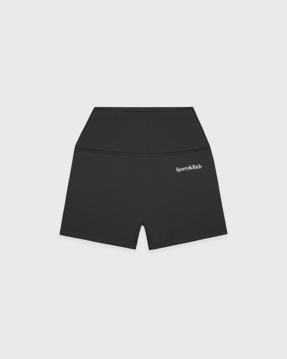 Serif Logo Mini Biker Short - Carbon Sporty & Rich Online