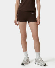 Serif Logo Mini Biker Short - Cioco Sporty & Rich Discount