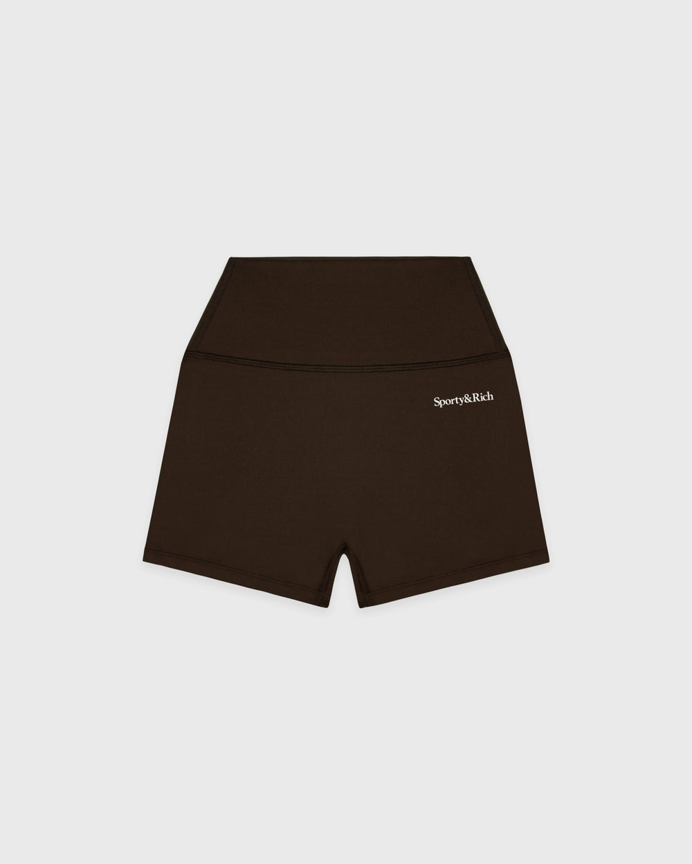 Serif Logo Mini Biker Short - Cioco Sporty & Rich Discount