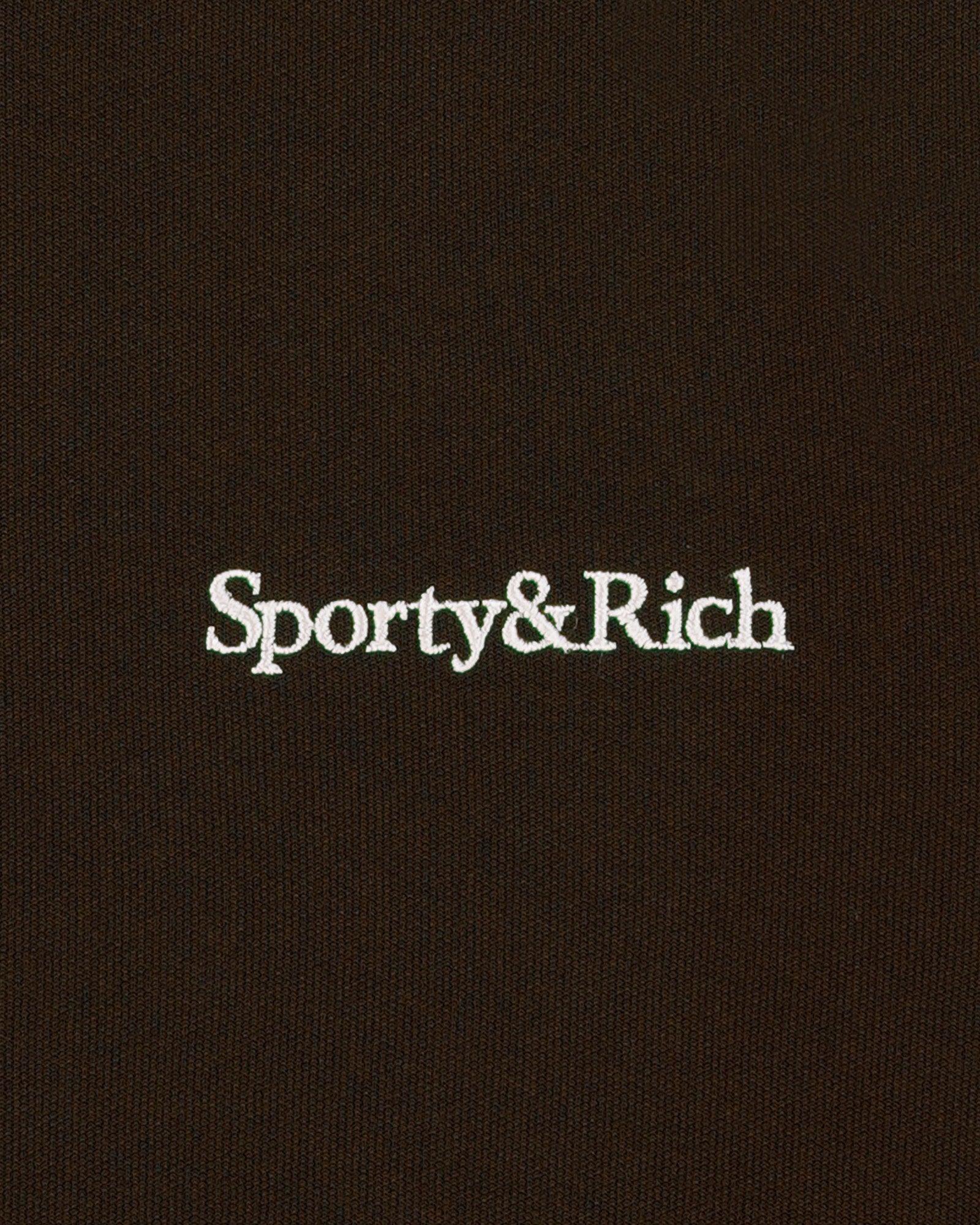Serif Logo Retro Track Short - Cioco/White Sporty & Rich For Sale