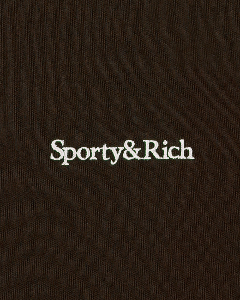 Serif Logo Retro Track Short - Cioco/White Sporty & Rich For Sale