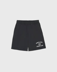 Varsity Crest Gym Short - Carbon Sporty & Rich Outlet