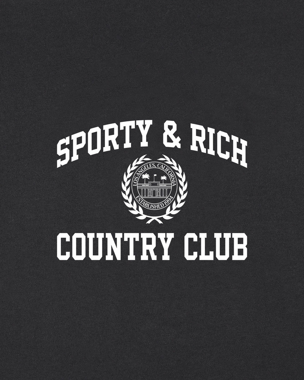 Varsity Crest Gym Short - Carbon Sporty & Rich Outlet