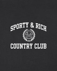 Varsity Crest Gym Short - Carbon Sporty & Rich Outlet