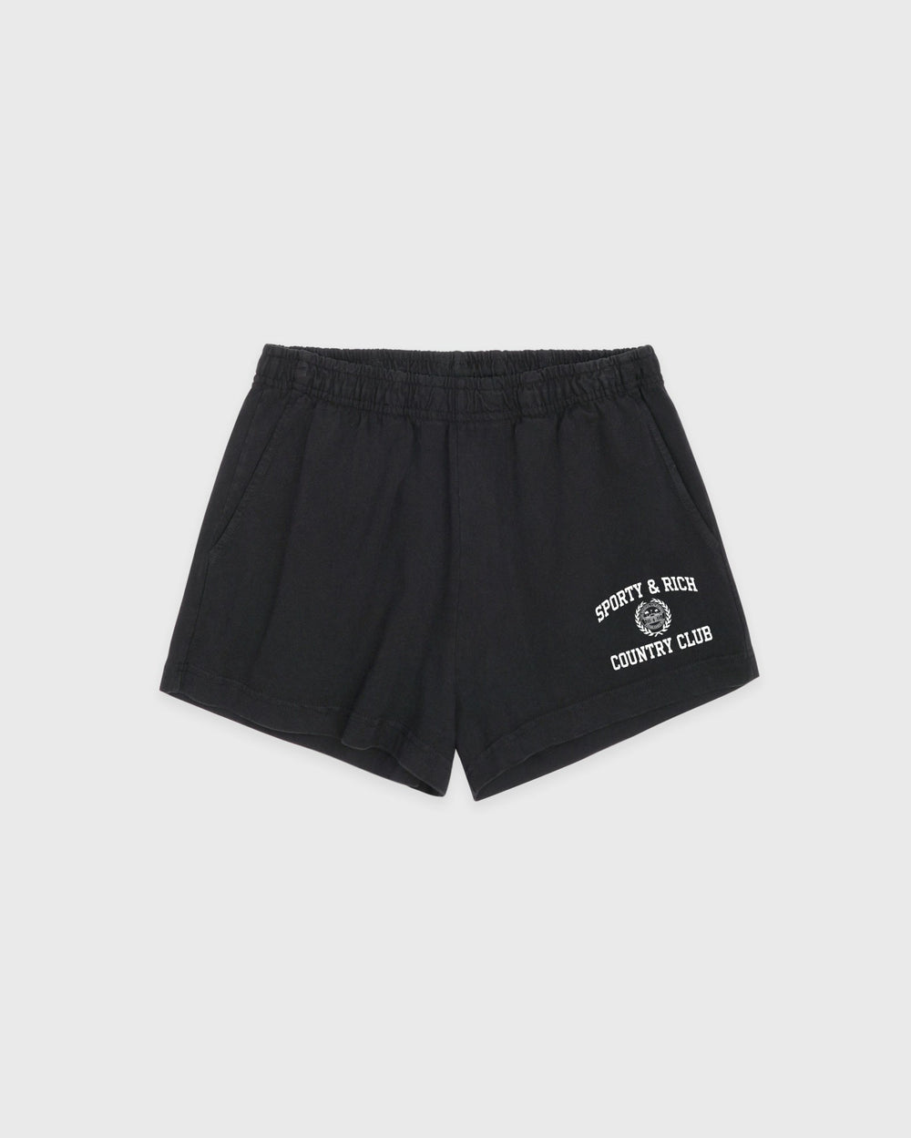 Varsity Crest Disco Short - Carbon Sporty & Rich US