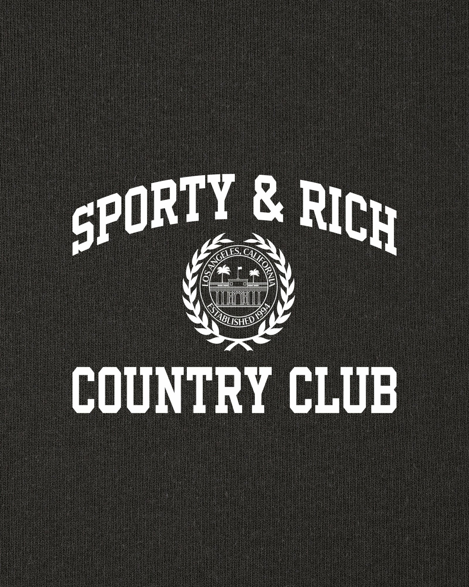 Varsity Crest Disco Short - Carbon Sporty & Rich US