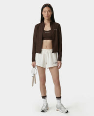 SR Sport Embroidered Disco Short - Ecru Sporty & Rich Sale
