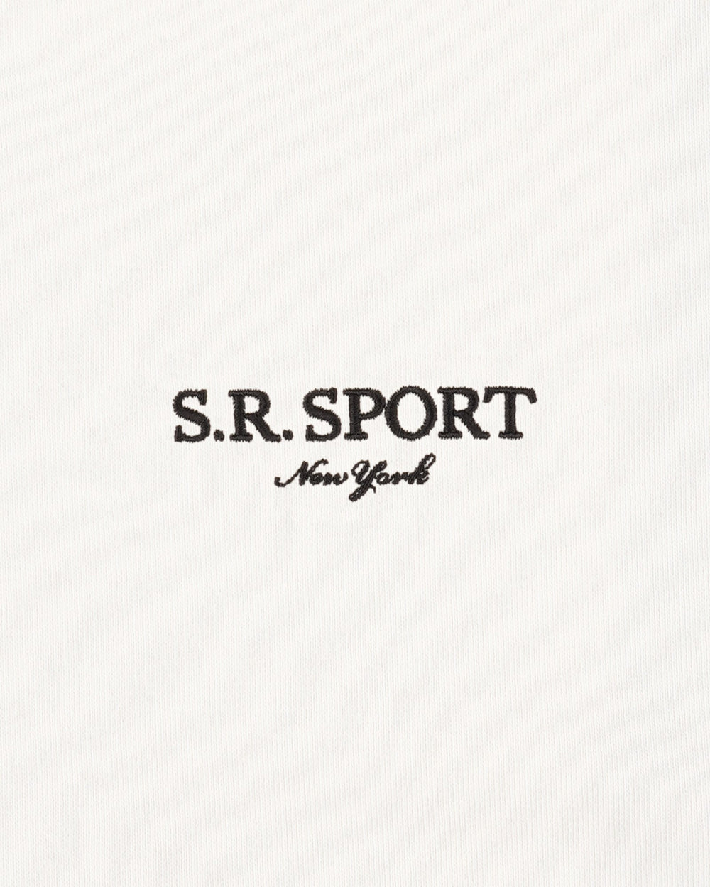 SR Sport Embroidered Disco Short - Ecru Sporty & Rich Sale