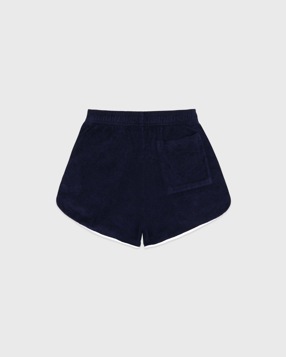Signature Logo Terry Short - Navy/White Sporty & Rich Online