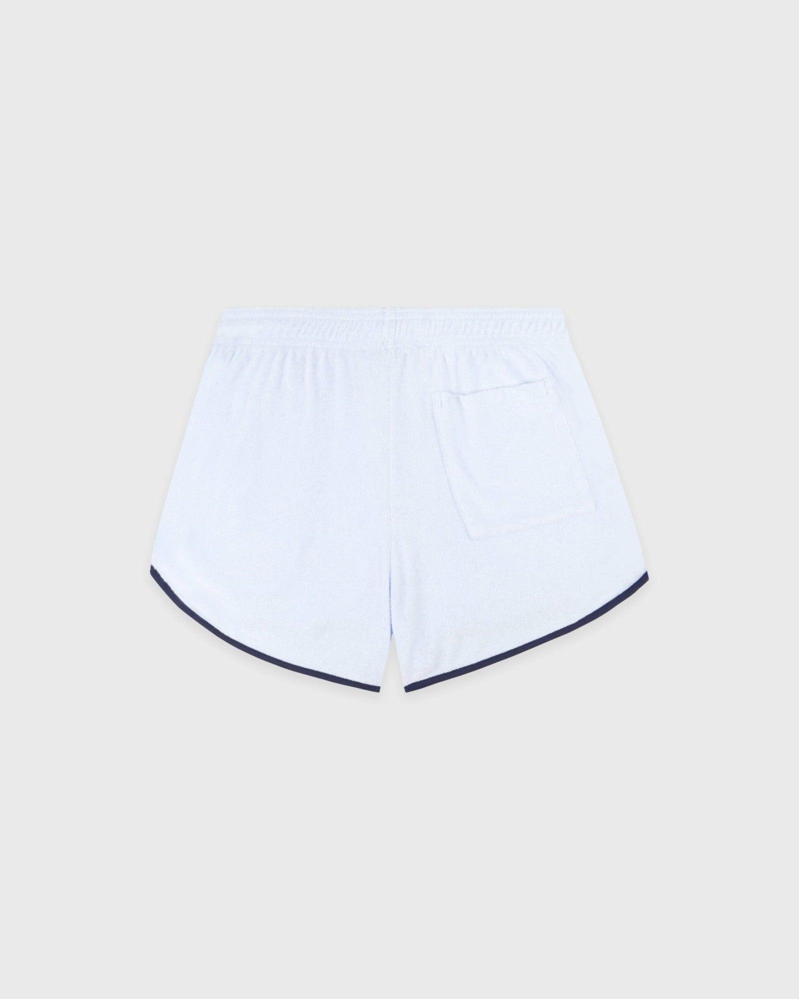Signature Logo Terry Short - Ciel/Navy Sporty & Rich Discount