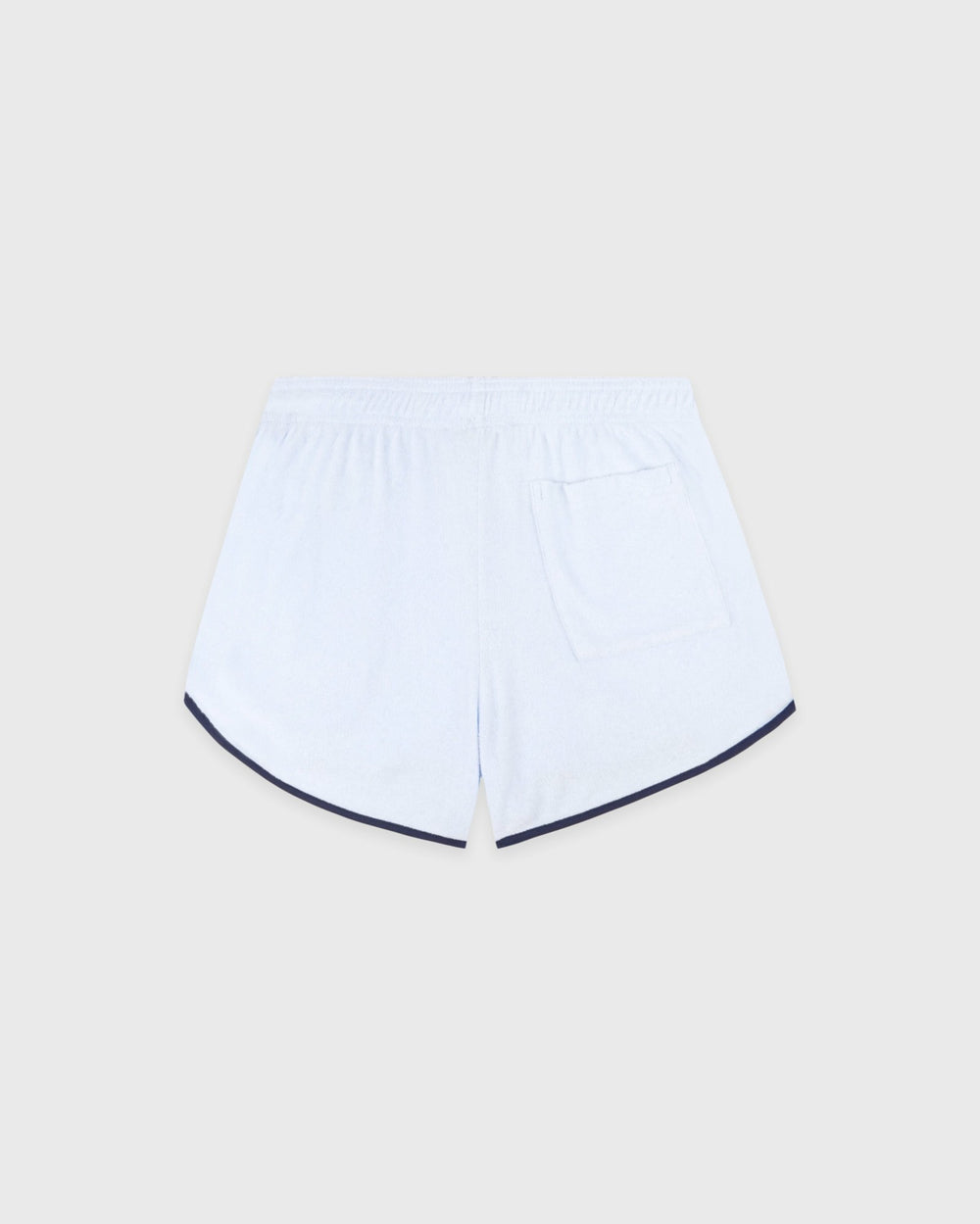 Signature Logo Terry Short - Ciel/Navy Sporty & Rich Discount