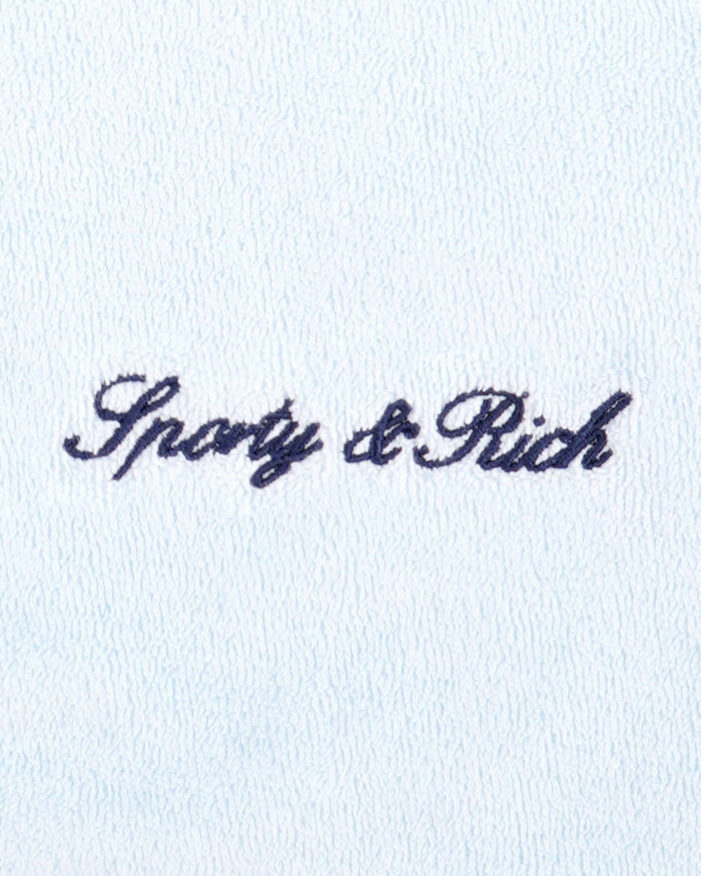 Signature Logo Terry Short - Ciel/Navy Sporty & Rich Discount