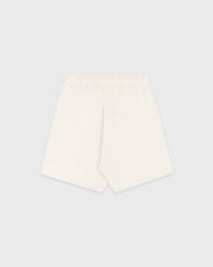 SR Sport Embroidered Gym Short - Ecru Sporty & Rich US