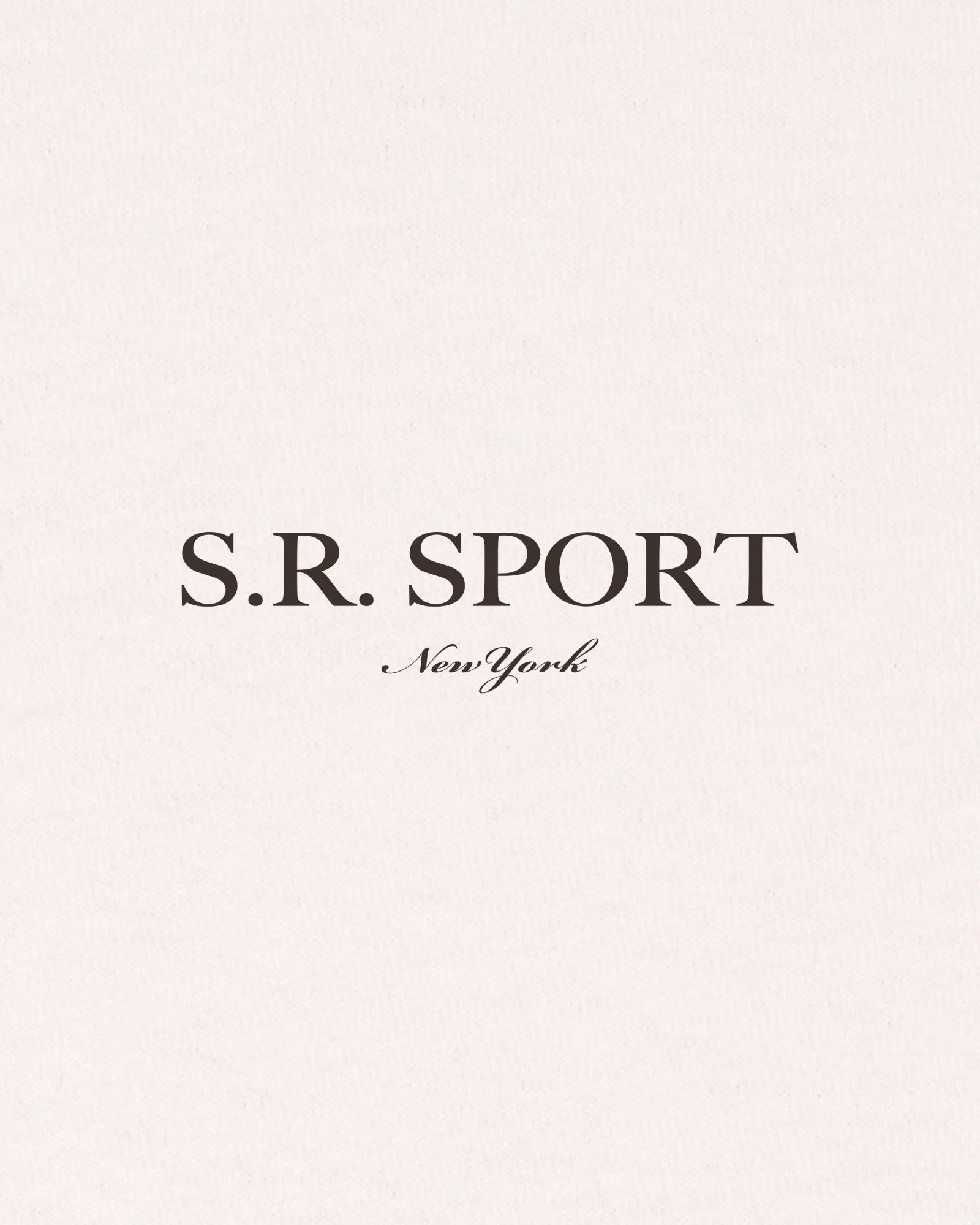 SR Sport Embroidered Gym Short - Ecru Sporty & Rich US