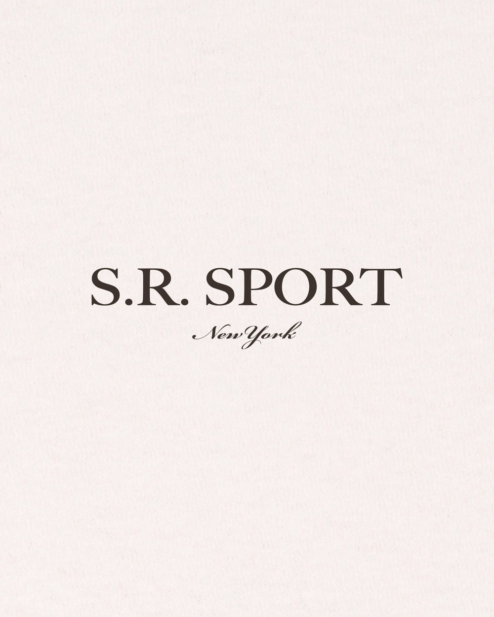 SR Sport Embroidered Gym Short - Ecru Sporty & Rich US