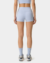 Signature Logo Mini Biker Short - Ciel/Navy Sporty & Rich Discount