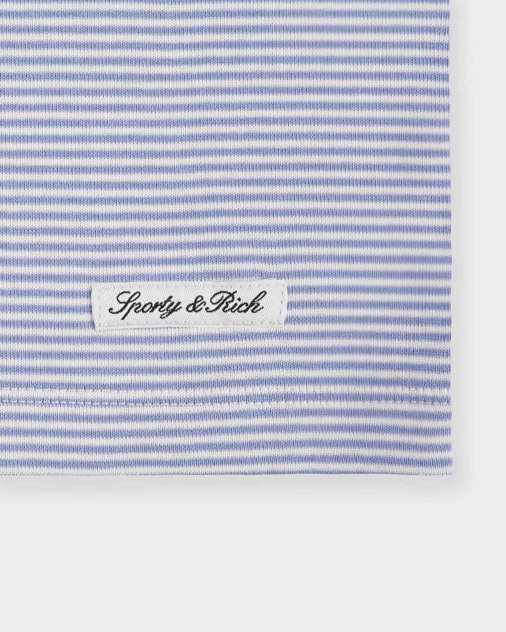 Signature Logo House Short - Periwinkle Stripe Sporty & Rich Outlet