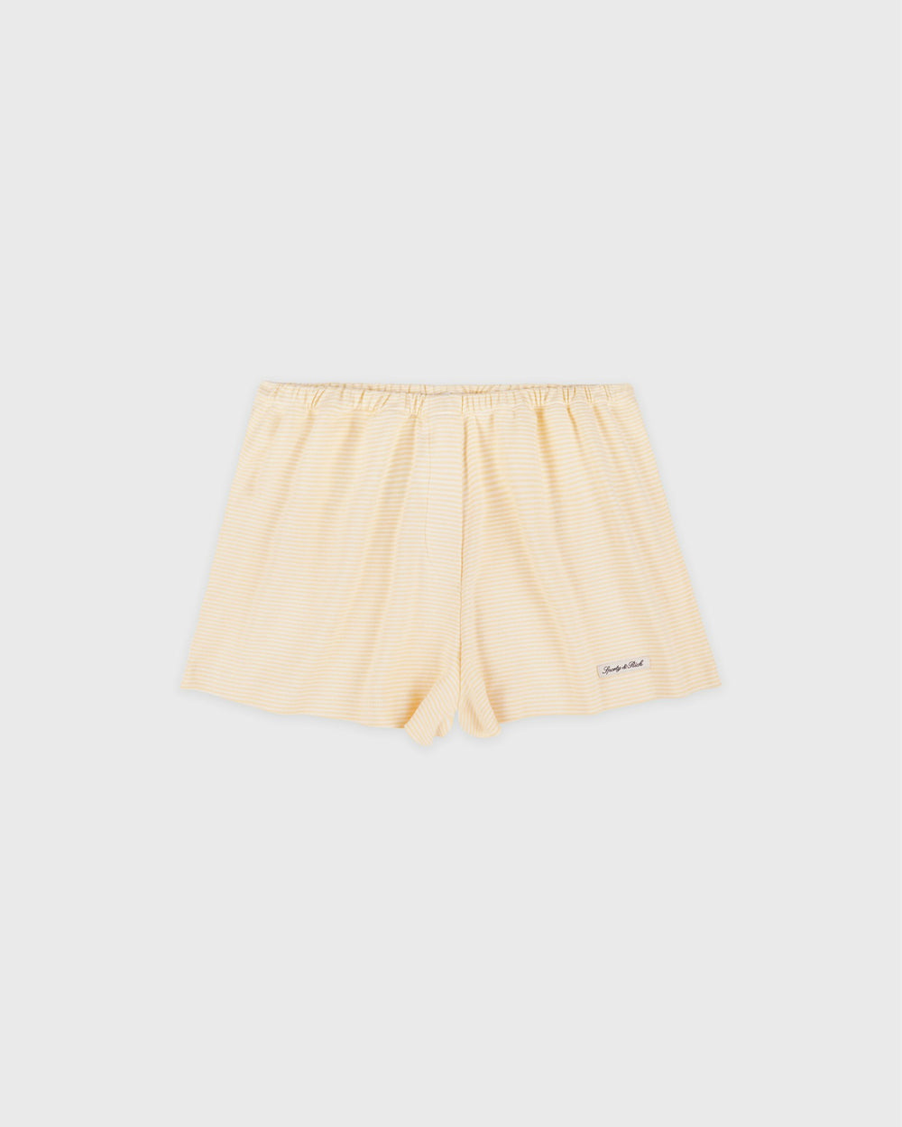 Signature Logo House Short - Almond Striped Sporty & Rich US