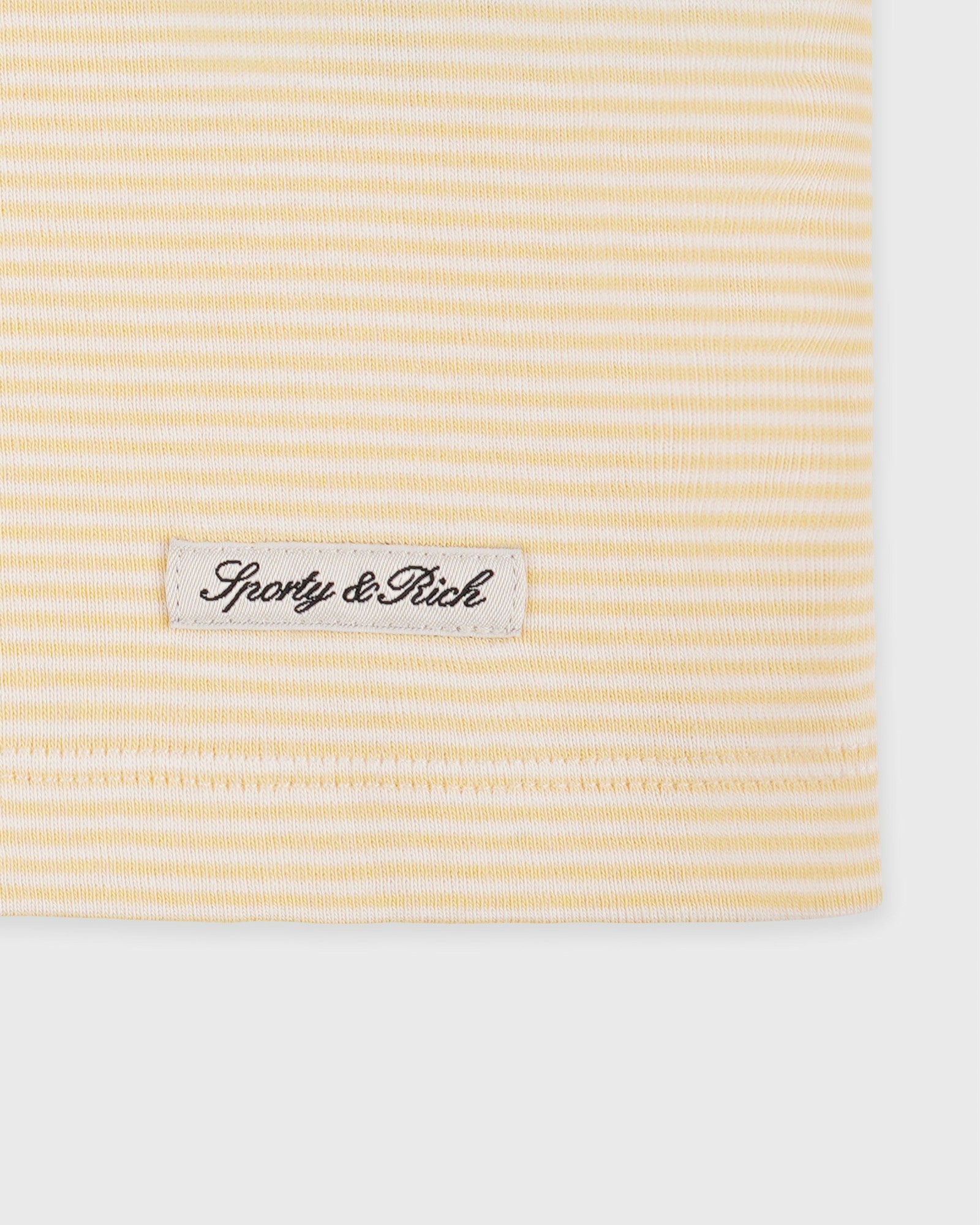 Signature Logo House Short - Almond Striped Sporty & Rich US
