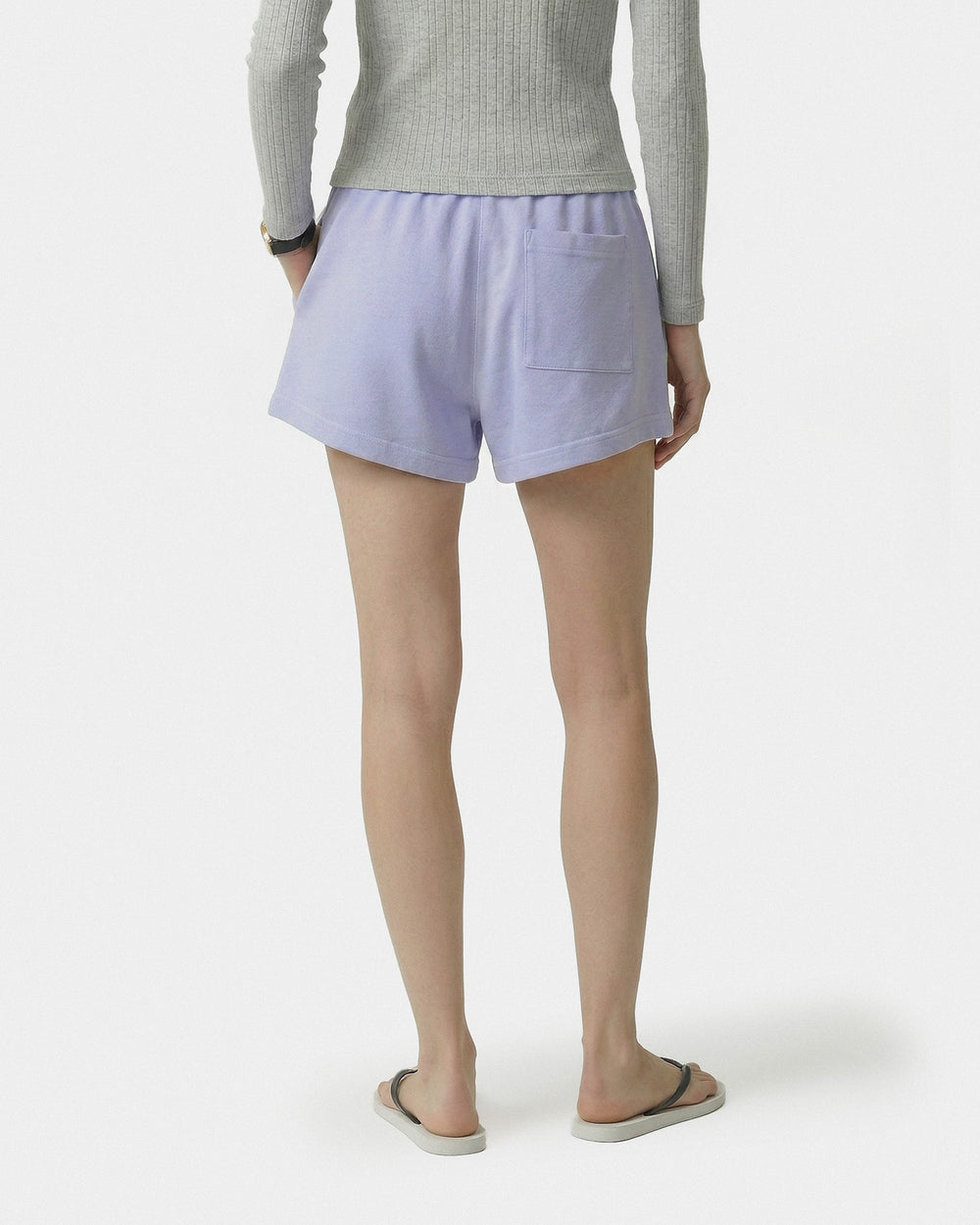 Avenue Disco Short - Periwinkle Sporty & Rich Discount