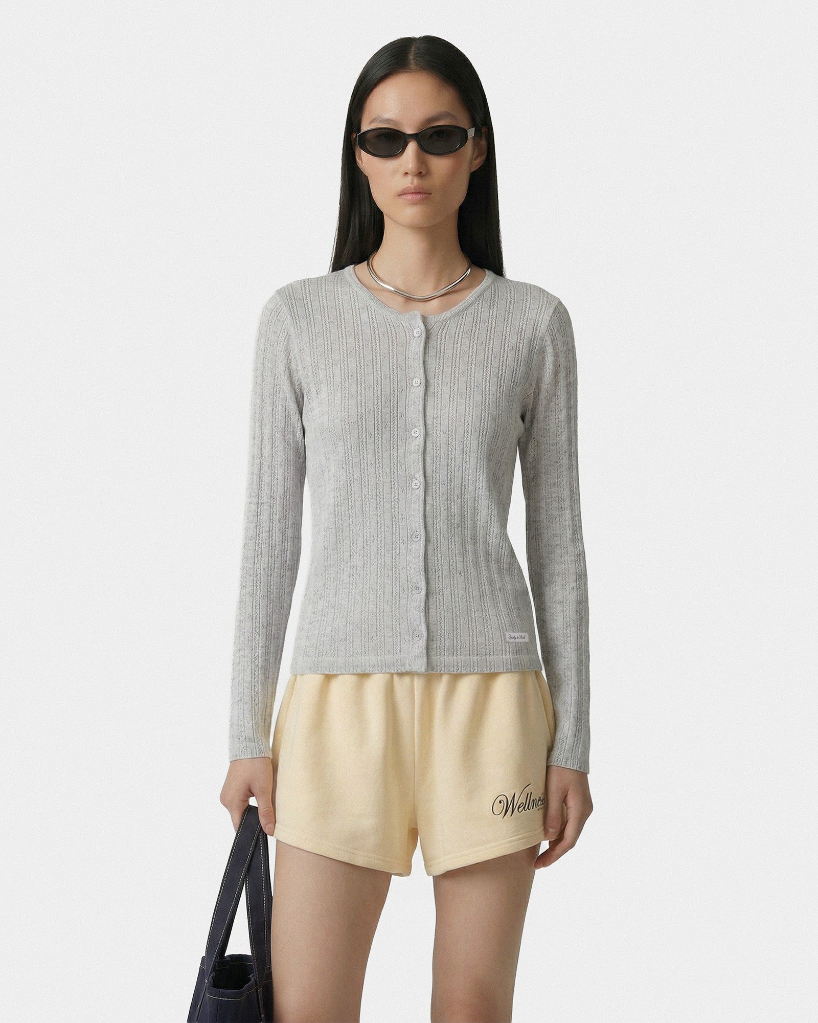 Avenue Disco Short - Almond/Navy Sporty & Rich For Sale