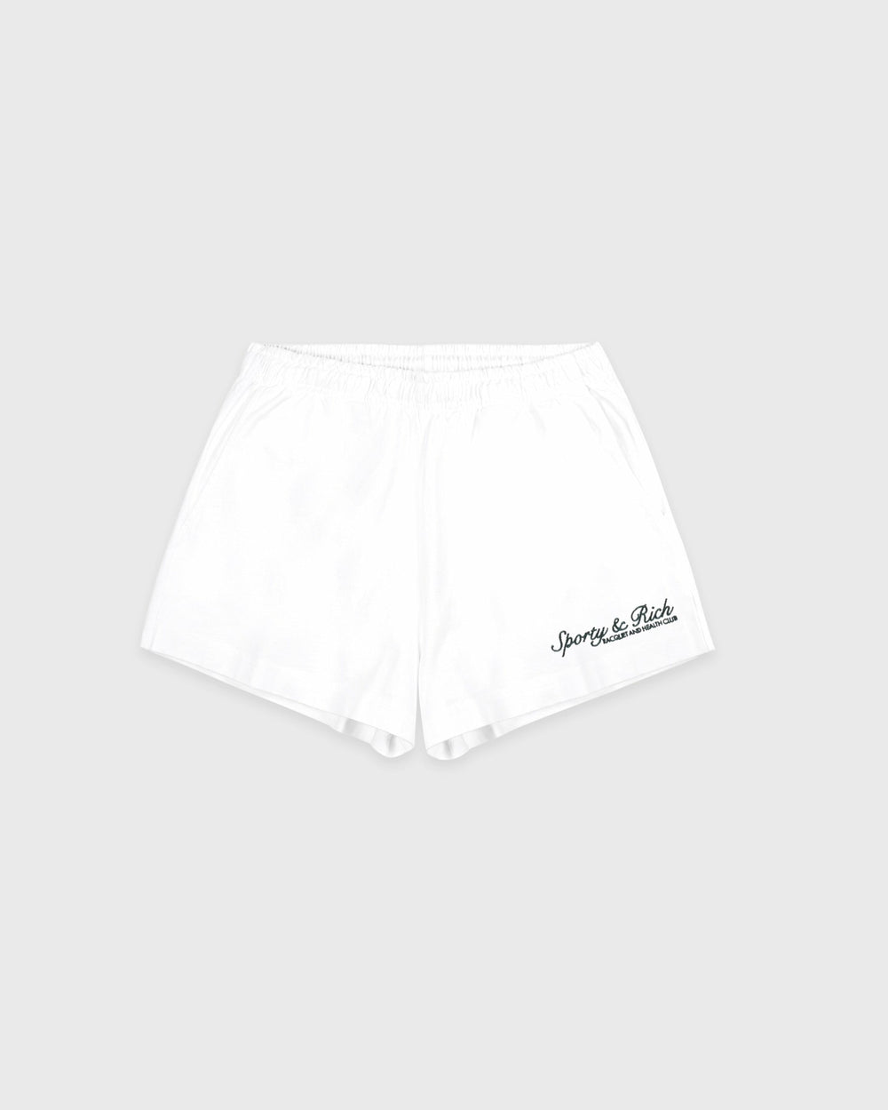 Syracuse Embroidered Disco Short - White Sporty & Rich Outlet