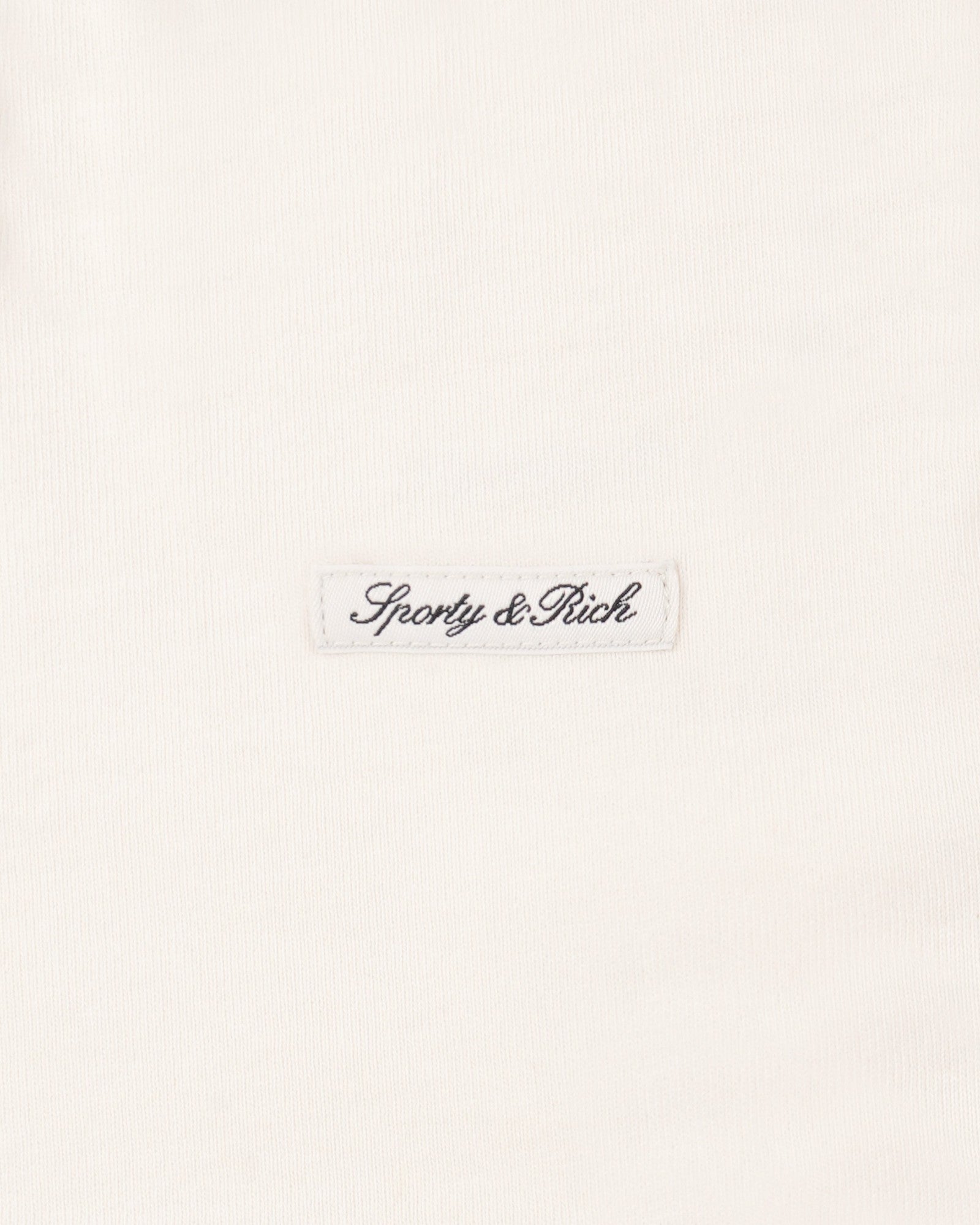 Signature Logo Lounge Short - Ecru Sporty & Rich US