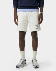 Varsity Crest Gym Short - Ecru/Navy Sporty & Rich Sale