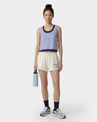 Varsity Crest Disco Short - Ecru/Navy Sporty & Rich Online