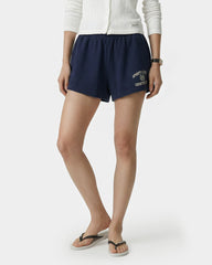 Varsity Crest Disco Short - Navy/White Sporty & Rich For Sale