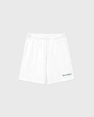 Serif Logo Gym Short - White/Forest Sporty & Rich Online
