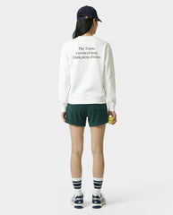 SRC Terry Short - Forest/White Sporty & Rich Discount