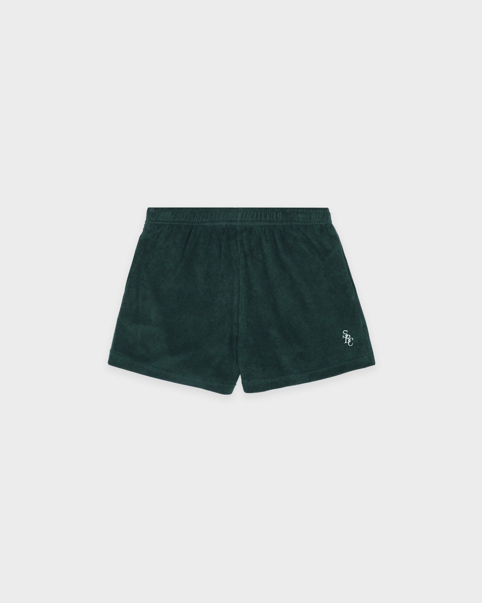 SRC Terry Short - Forest/White Sporty & Rich Discount