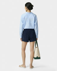 SRC Terry Short - Navy/White Sporty & Rich For Sale